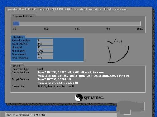 雨林木风win7旗舰版硬盘安装的操作步骤教程